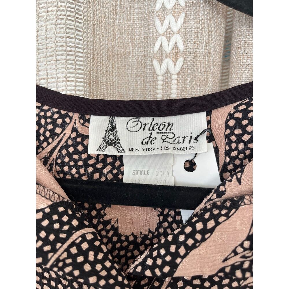 Orlean de Paris Vintage Peplum Blouse - Picture 3 of 6